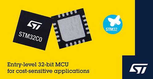 STMICROELECTRONICS BRINGS 32-BIT KICK TO COST-SENSITIVE 8-BIT APPLICATIONS WITH STM32C0 SERIES MICROCONTROLLERS